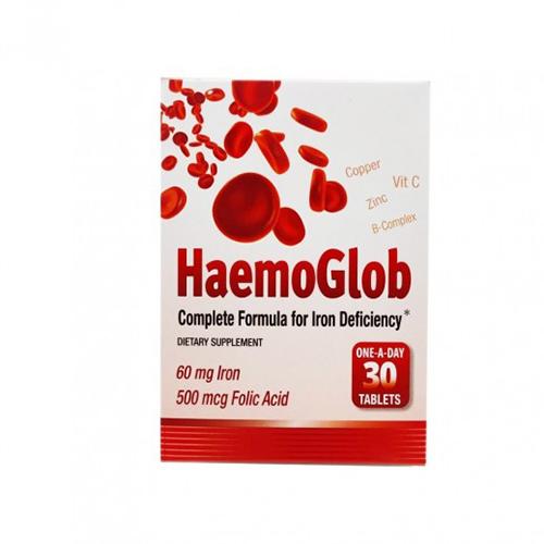 Hemo Glob for Iron Deficiency Treatment 30Tablets