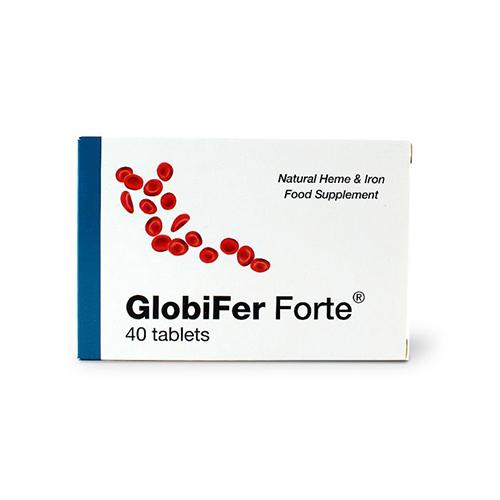 Globifer Forte Dietary Supplement for Iron Deficiency 40Tablets