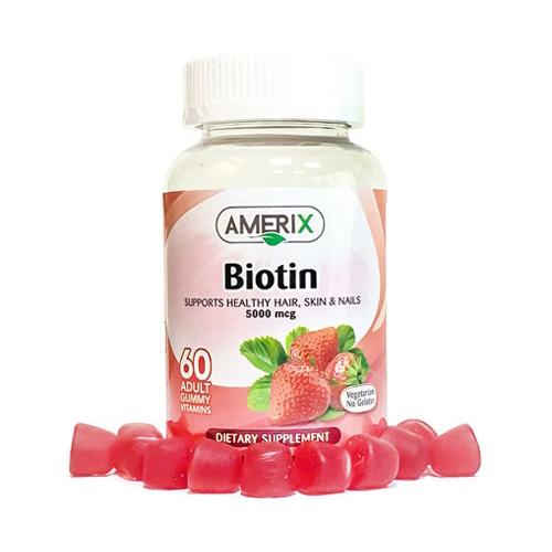 Amerix Biotin for Adult Gummies 60Pcs