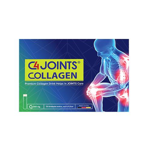C4Joints Drinkable Collagen Ampoules for Arthritis and Osteoporosis 8000mg 25ml 30Ampoules