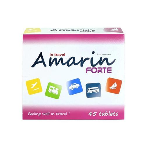 Amarin Forte Natural Dietary Supplement for the Treatment of Nausea and Vomiting 45Tablets
