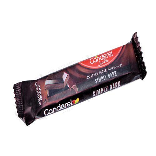 Canderel Dark Chocolate 0% Added Sugar Simply Dark 30g