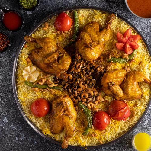 صينية مجبوس دجاج تكفي 6الى8اشخاص