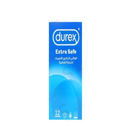 Durex Extra Safe Thicker Condoms for Men 12Condoms