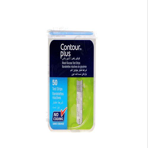 Contour Plus Glucose Monitoring Test Strips 50Test Strips