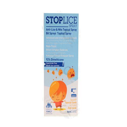Konicare Stop Lice NonToxic Anti Lice and Nits Topical Hair Spray 50ml