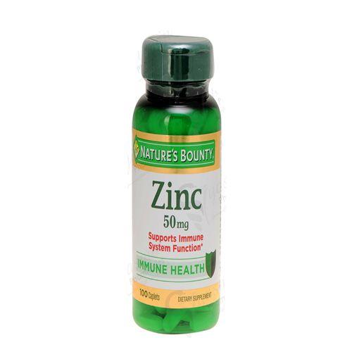 Nature Bounty Zinc Supports Immune System Function 50mg 100Capsules