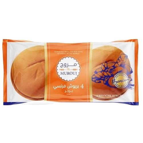 Murouj French Brioche Burger 4Pcs 240g