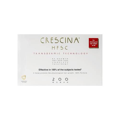 Crescina HFSC 200 Transdermic Complete Treatment Ampoules for Regrowth and Anti Hair Loss 20Ampoules