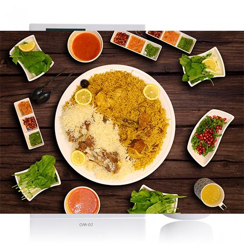 صينية مكس مضغوط حاشي مضغوط دجاج برية نعيمي تكفي 4 اشخاص