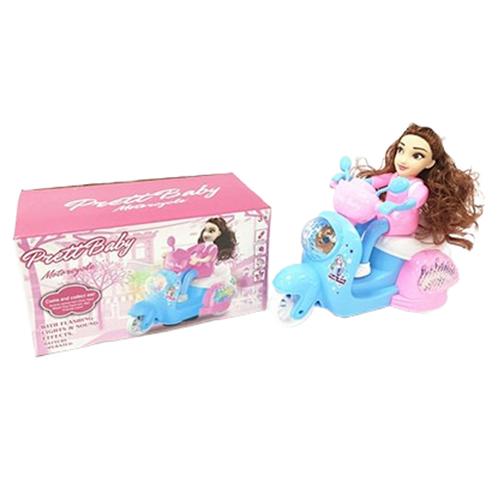 Doll Toy with Bicycle No.0138-22