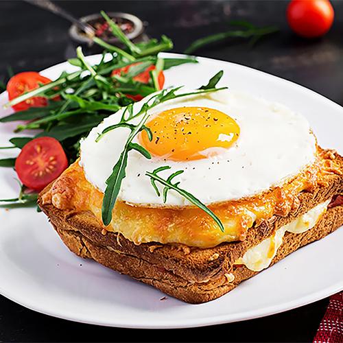 Sunny Side Up Eggs Toast
