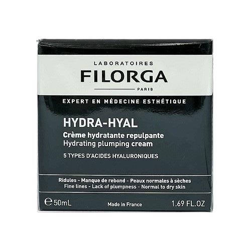 Filorga Hydra Hyal Cream with A Formula of Hyaluronic Acid Treats and Prevents the Wrinkles 50ml 