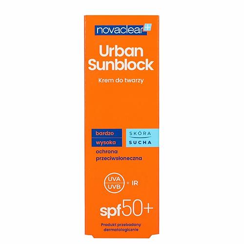 Novaclear Urban Sunblock Cream for Dry Skin SPF50+ 40ml