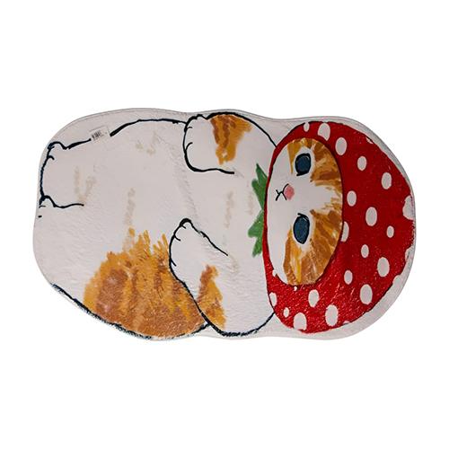 Floor Mat in Shape of Cat Model No.K1185