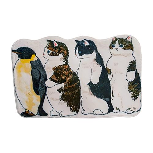 Floor Mat in Shape of Penguin Model No.K1185