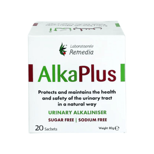 AlkaPlus Protects and Maintains the Health and Safety of the Urinary Tract in A Natural Way 20Sachets