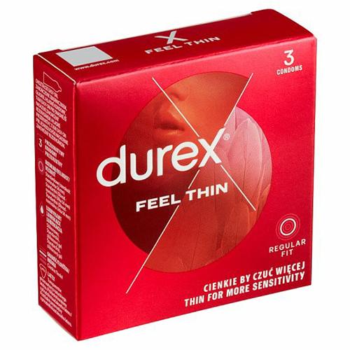 Durex Thin Feel Condoms 3Pcs