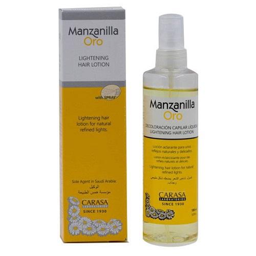 Manzanilla Oro Lotion for Moisturizing and Illuminating Hair 180ml