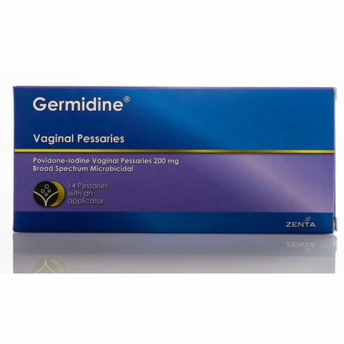 Germidine Vaginal Pessaries to Treat Vaginal Inflammation 200mg 14Pessaries