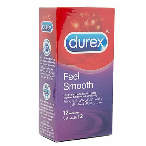 Durex Feel Smooth Condoms 12Pcs