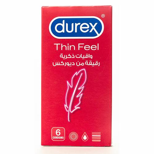 Durex Feel Thin Condoms 6Pcs