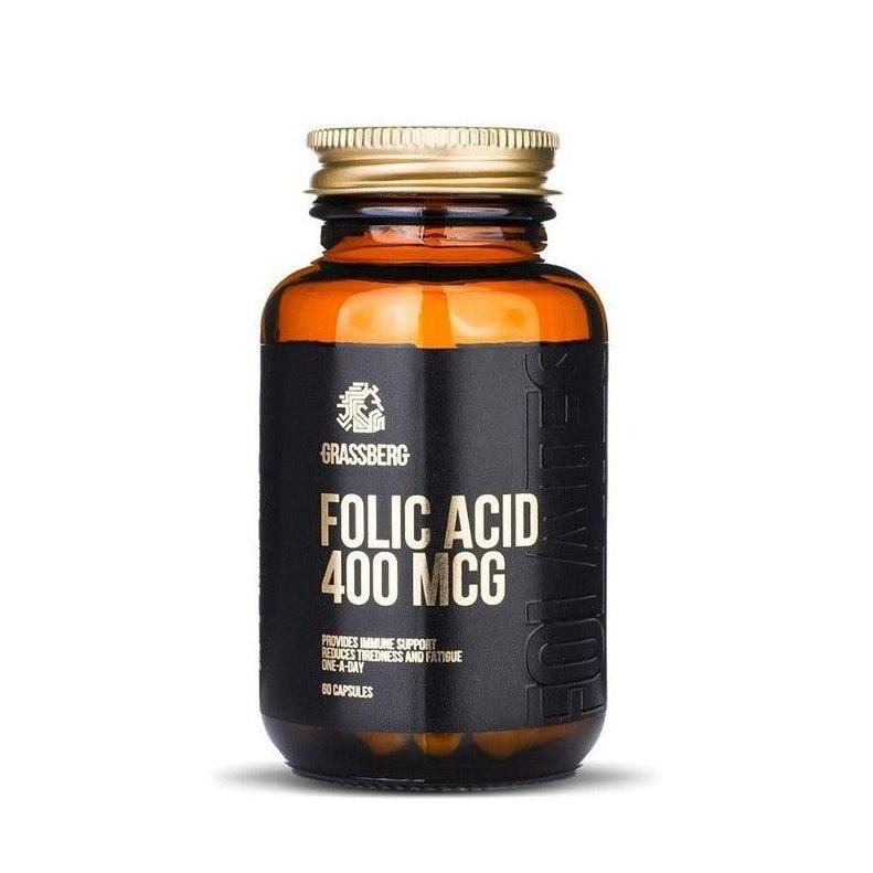 Grassberg Folic Acid 400Mcg 60 Capsules