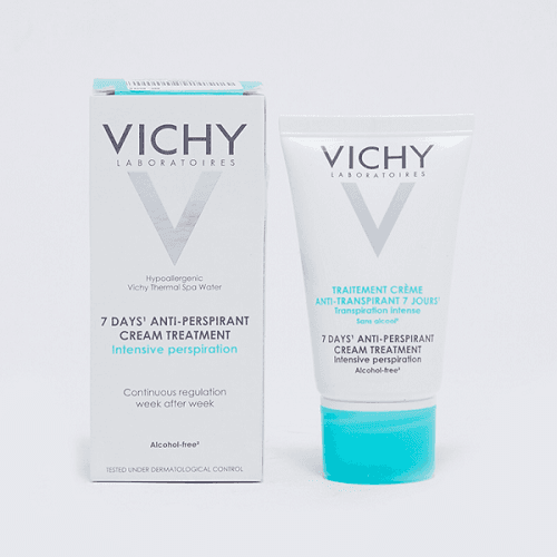 Vichy Anti Perspirant 7Days Cream Treatment Intensive Perspiration Alcohol Free 30ml