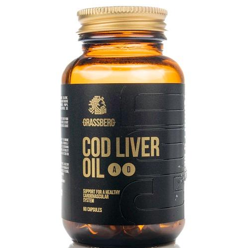Grassberg Cod Liver Oil 60 Capsules