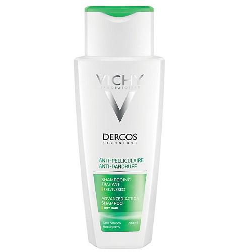Vichy Dercos Anti Dandruff Advanced Action Shampoo for Dry Hair 200ml