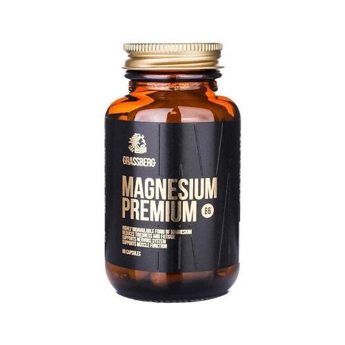 Grassberg Magnesium Premium B6 60 Capsules