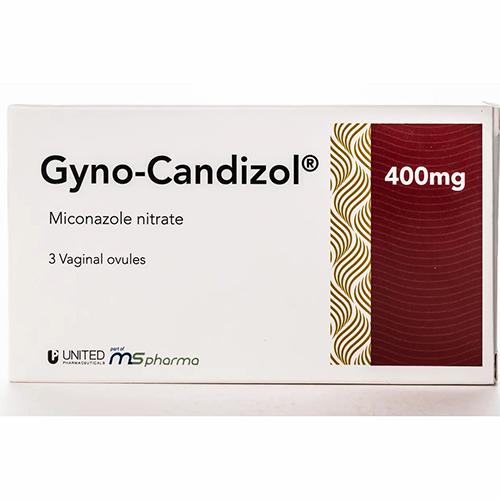Gyno Candizole 400mg Suppositories to Treatment of Vaginal Infections 3Vaginal Ovules