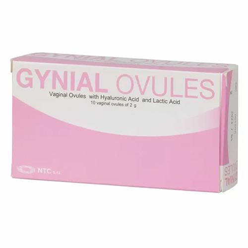 Gynial Vaginal Suppositories for Moisturizing 10Vaginal Suppositories