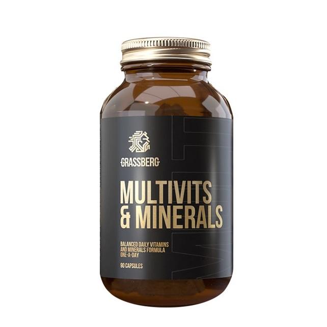 Grassberg Multivitamins And Minerals 60 Capsules