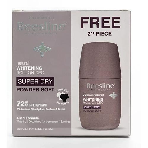 Beesline Super Dry Soft Deo Roll 50ml 1+1Free