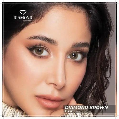 Bella Diamond Monthly Contact Lenses Brown