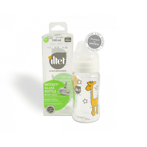 Iltet Bioteet Glass Bottle and Bioteet Nipple From0monthes 240ml
