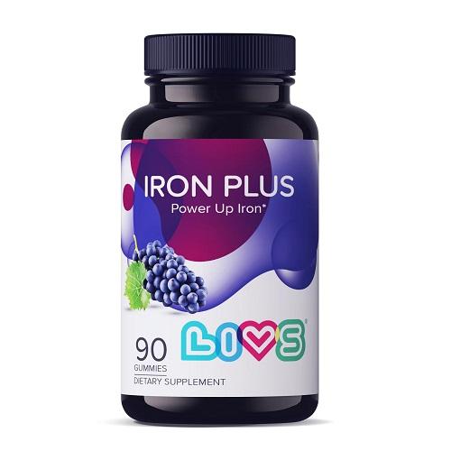 Livs Iron Plus 90 Gummies