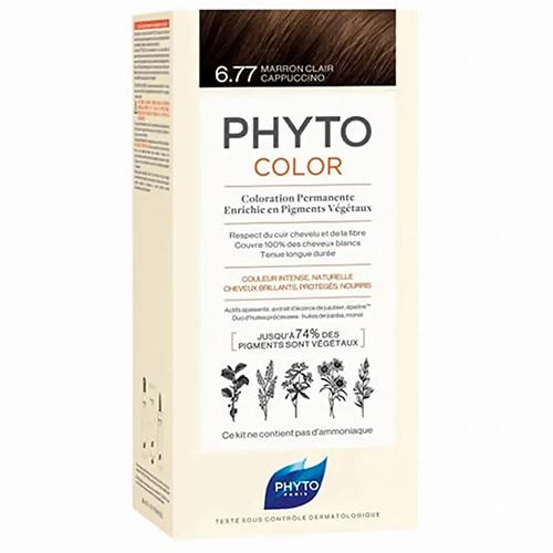 Phyto Hair Color Light Brown Cappuccino 6.77