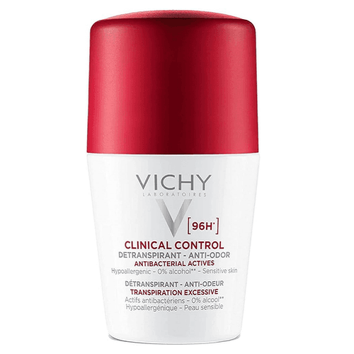 Vichy Detranspirant Clinical Control 96Hrs Anti Odor Antibacterial Actives 50ml