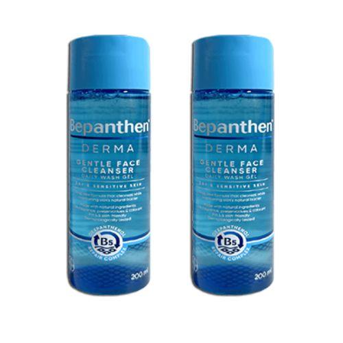 Bepanthen Gentle Face Cleanser Gel Wash 200ml 1+1Free
