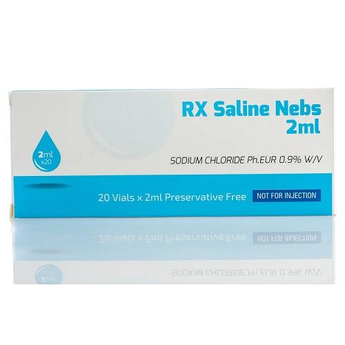 RX Saline Nebs 2Ml 20 Pieces