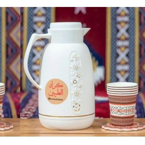 Black Tea Flask with Cardamom and Saffron