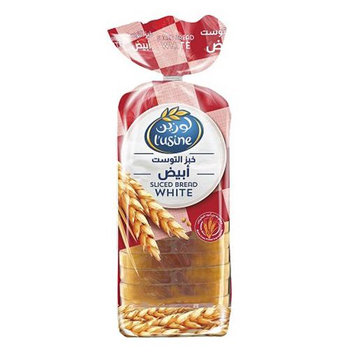 Lusine Sliced Toast Bread White 600g