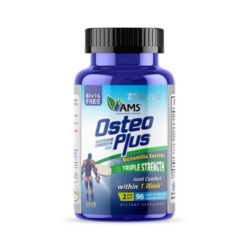 AMS Osteo Plus with Boswellia Serrata Triple Strength Joint Comfort 96Coated Tablets