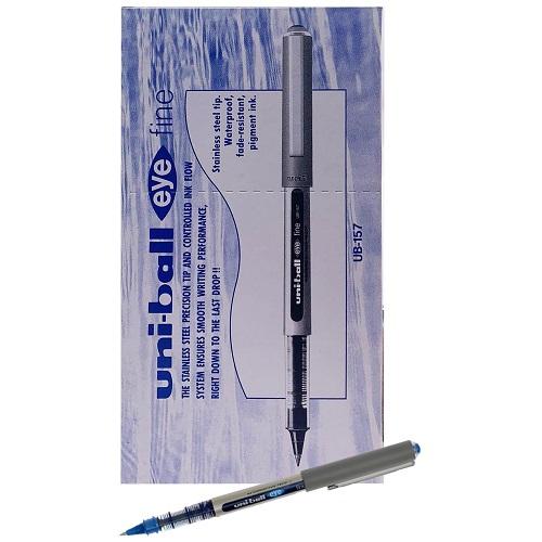 Uniball Eye Pen Ink Flow Blue 12Pcs