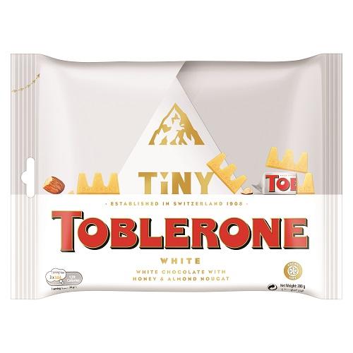 Toblerone White Chocolate with Honey and Almond Nougat 200g