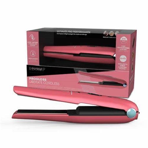 Revamp Liberate Cordless Compact Hair Straightener Pink