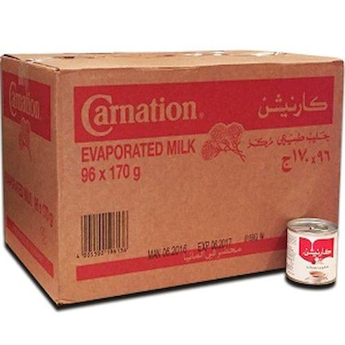 كارنيشن حليب مبخر 170جم 96حبة 1كرتون