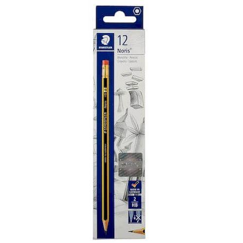 Staedtler Set of German Pencils with Eraser 12Pcs